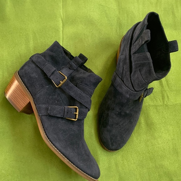 Cole Haan Blue Suede Boots!!! - Picture 1 of 8